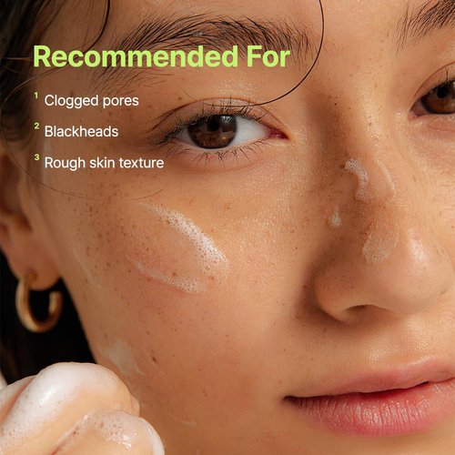 BY WISHTREND Green Tea & Enzyme Powder Wash, Gentle Cleanser for Oily & Sensitive Skin, Removes Impurities, Refine Texture, Deep Face Clean, 3.88 Oz