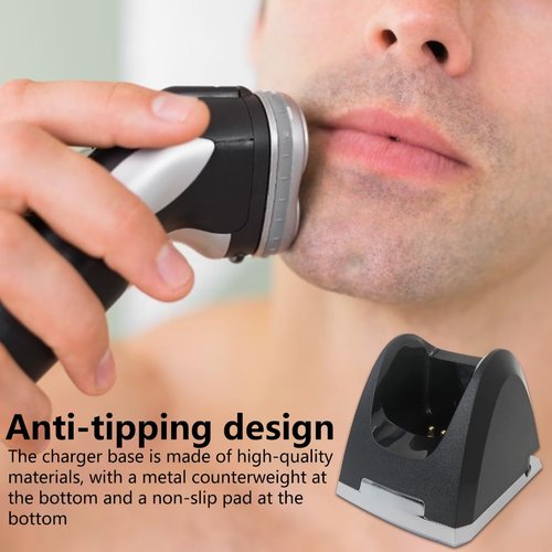 WELURE Upgraded Charger for Wahl Professional Cordless Clipper - Stable Charging Stand for Wahl, Sterling & 5-Star Cord Clipper with Non-Slip Base & Metal Counterweight