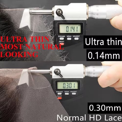 mianduan 13x4 Burmese Curly Frontal 100% Real Human Hair Water Wave 13x4 Frontal Burmese Curly Hair Transparent HD Lace Closure Natural Black 1B Color 14 Inch
