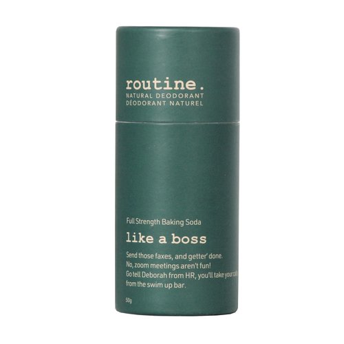 Routine Natural Deodorant Like A Boss Deo Stick | 1.7 Fluid Oz. Natural Deodorant Aluminum Free Natural Deodorant For Women & Men | (Stick Formula)