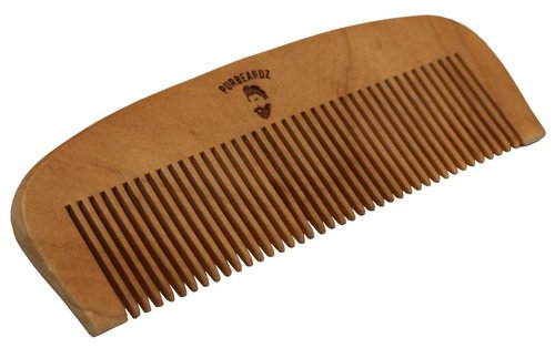 PurBeardz Wooden Hair Comb - Great Comb for Beard and Mustache for Men