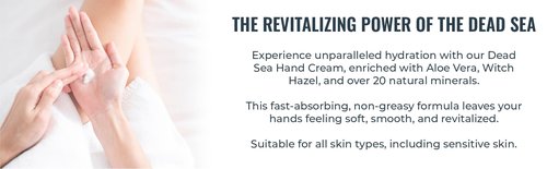 Dead Sea Soothing Hand Cream with Dead Sea Minerals 3.4 fl oz (Pack of 2) by Natural Elephant