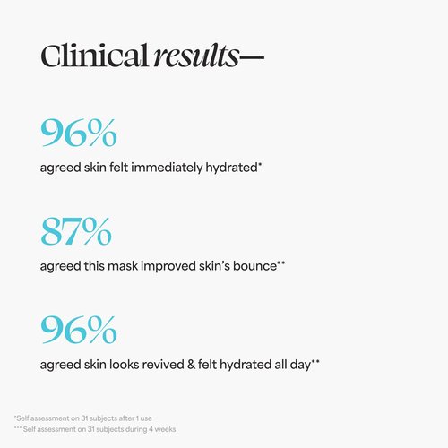 TULA Skin Care H2Oasis Instant Skin Reviving Mask - Hydrating Face Mask, Plumps and Energizes Tired Dehydrated Skin, Contains Resurrection Plant and Desert Lime, 2.7 Fl Oz.