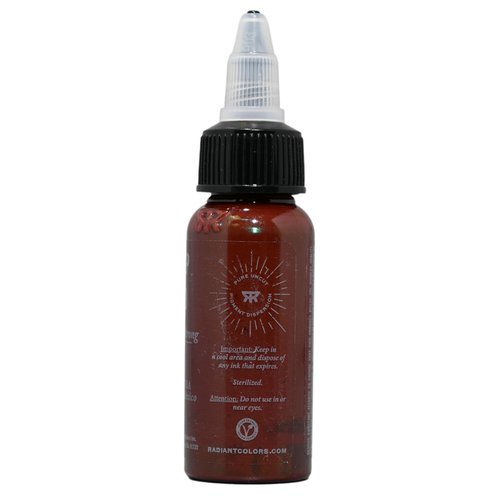 Radiant Colors Deep Red Tattoo Ink 1oz Bottle Professional Color Ink for Real Skin Bold Saturation Smooth Flow Long Lasting Rich Red Tone for Tattoos