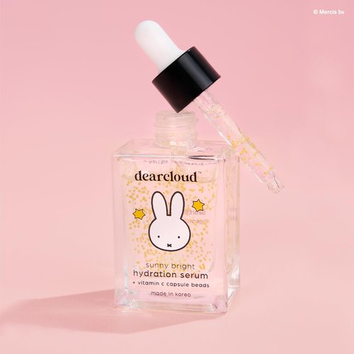 dearcloud Miffy Sunny Hydration Serum – Hydrating Hyaluronic Acid & Vitamin C Face Serum (1 fl oz)