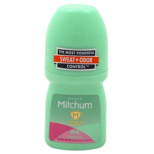 Mitchum Women Invisible Roll-On, Powder Fresh 1.7 oz (Pack of 5)