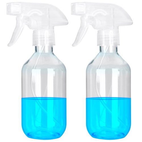CZXNBI Plastic Spray Bottles - 10.5OZ/300ML Empty Spray Bottles for Cleaning Solutions,Pet, Essential Oils, Hair, Cooking - Mist/Stream Water Bottle