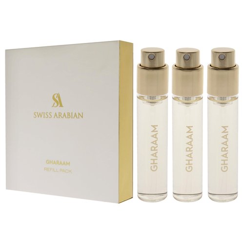 Swiss Arabian Gharaam - Luxury Products From Dubai - Long Lasting Arabian Perfume Oil for Women and Men - Saffron, Amber, Jasmine - 1.7 oz