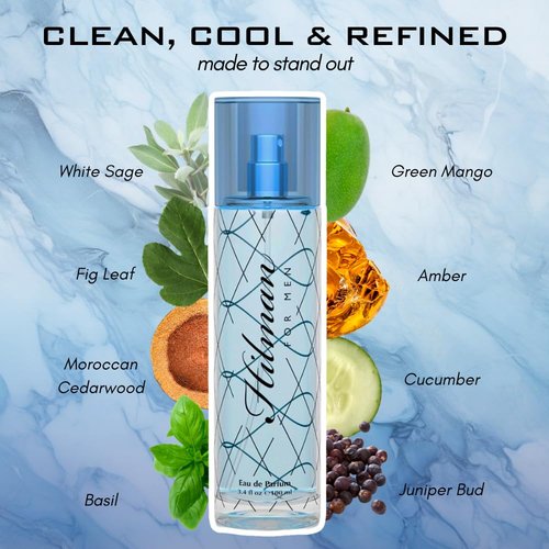 Sandora Fragrances Perfume for Men – INSPIRED by A WORLD RENOWNED MEN’S PERFUME – Mango, Fig Leaf, Basil, Cedarwood – Fresh, Sexy, Bold, Long-Lasting Eau De Parfum 100ml (3.4 fl oz)