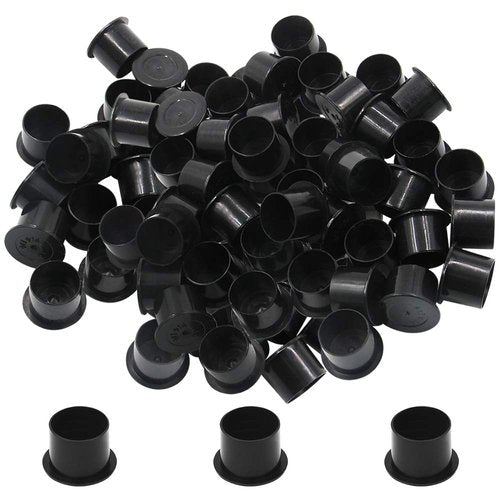Tattoo Ink Caps Cups Large - Autdor 1000Pcs Tattoo Caps Cups with Base Disposable Pigment Cups Microblading Makeup Tattoo Ink Cups with Base Pigment Ink Caps 17mm Large for Tattoo Supplies