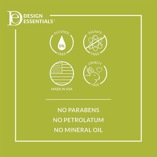 Design Essentials Natural Almond & Avocado Moisturizing & Detangling Sulfate-Free Shampoo, 32 Ounce