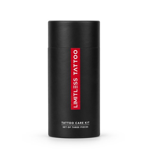 Limitless Tattoo Aftercare Kit | Set of Three Pieces | Foam Cleanser | Tattoo Butter | Moisturizer Lotion