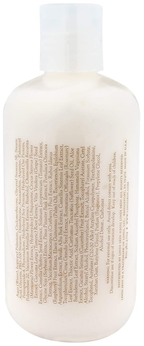 LINDI SKIN Body Lotion for Sensitive Skin - Nourishes Your Skin and Prevent Moisture Loss with Antioxidants and Hydrating Ingredients - Moisturizing Chemo Gentle Lotion for Cancer Patients (8 fl oz)