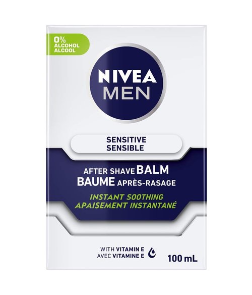 NIVEA FOR MEN Sensitive Post Shave Balm 3.30 oz (Pack of 2)