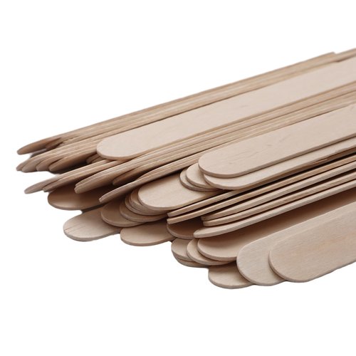 500pcs Wooden Craft Sticks 5.91 Inch Long Natural Wood Popsicle Ice Cream Sticks for DIY Wood Crafts, Jumbo Sticks，Hair Removal and Waxing Supplies,Home Art Projects