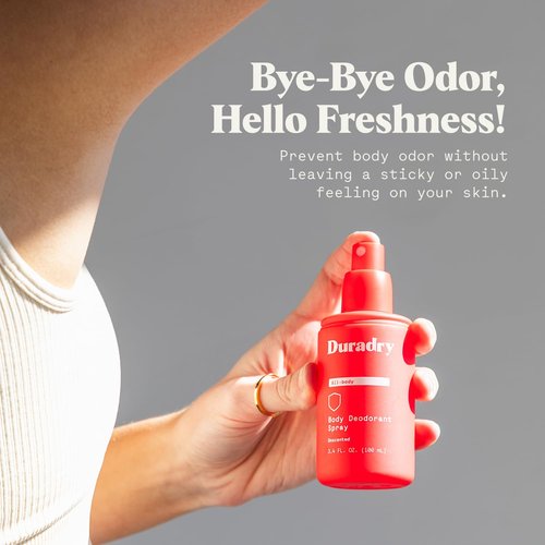Aluminum-Free Whole Body Deodorant Spray for Men and Women - Unscented Deodorant for Whole Body, Natural Odor Neutralizer, Clear and Residue Free, Non-Staining - 3.4 Fl Oz each - Pack of 3
