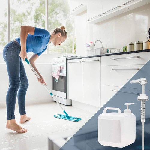 AMORIX 12PCS Gallon Jug Pump Dispenser Replacement White Lotion Dispensing Pump Top 38/400 Fits 1 Gallon Jugs for 64oz 128oz Containers Hand Sanitizer Shampoo Bottles, Plus Funnel