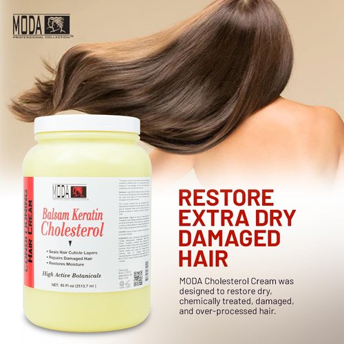 MODA - Balsam Keratin Cholesterol - Strengthens and Revitalizes - 85 OZ