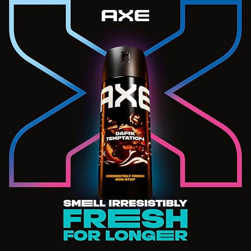 AXE Body Spray Deodorant Dark Temptation for Long Lasting Odor Protection Deodorant for Men Formulated Without Aluminum 4.0 oz