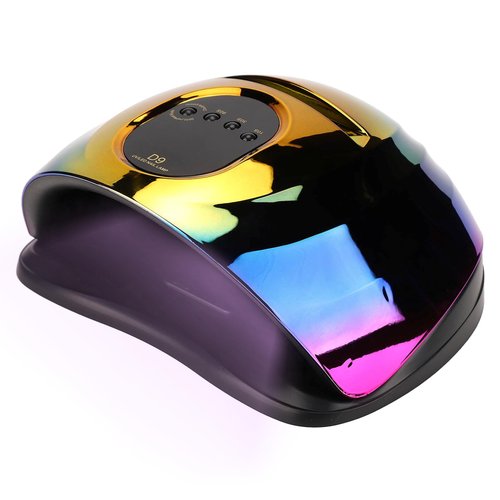 150W LED Nail Lamp, Professional Nail Gel Dryer Light Fast Curing Drying Polishing 57LEDs Finger Toe Nail Art Machine with Automatic Sensor LCD Display for Acrylic Nails Gel Polish