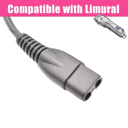 Pinkind Replacement Charger for Limural Hair Clippers, Trimmer Charger Cord Compatible with Limural Electric Shavers for Men, USB Charging Cable Power Cord Supply Adapter
