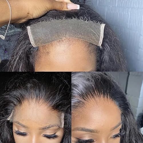 Venice Hair Real HD Lace Closure only 0.10mm Ultra-thin Invisible Crystal HD Lace Pre Plucked with Baby Hair Straight Human Hair Lace Frontal Closure (7x7 HD Body, 18 Inch)