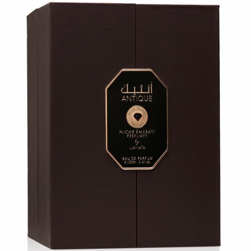 Lattafa Niche Emarati Antique – Gourmand, Woody, Floral, Spicy – Eau de Parfum for Everyone, 3.4 Ounce / 100 ml