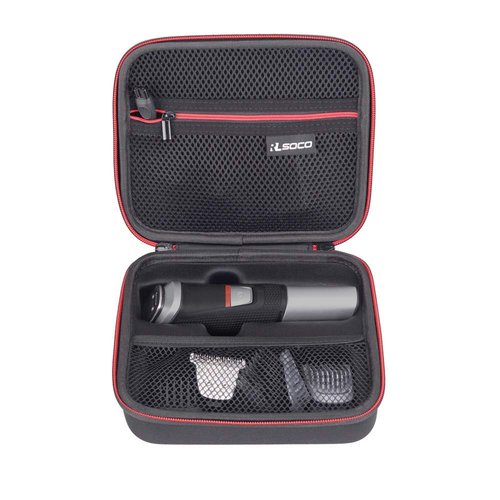RLSOCO Hard Case for Philips Norelco Multi Groomer All-in-One Trimmer Series 3000 & Multigroom Series 5000,Fits for Philips MG3740/40,MG5910/49,MG3750/60,MG5750/49,MG3910/40 (Case Only)
