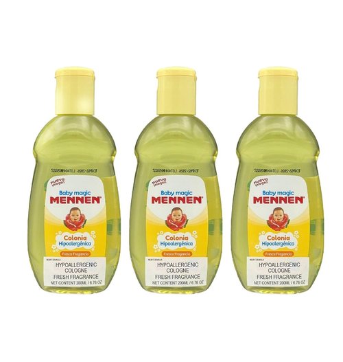 Baby Magic Mennen Cologne - Colonia Mennen para Bebe (Pack of 3 Sealed)