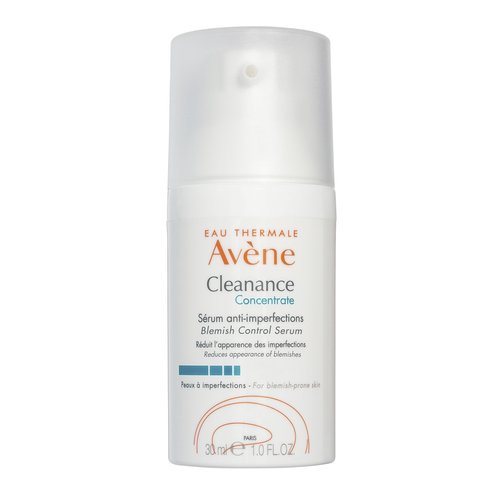 Avène Cleanance Concentrate Blemish Control Serum, clarifying water-gel, fragrance and silicone free, For acne-prone skin, airless pump, 1 fl. oz.