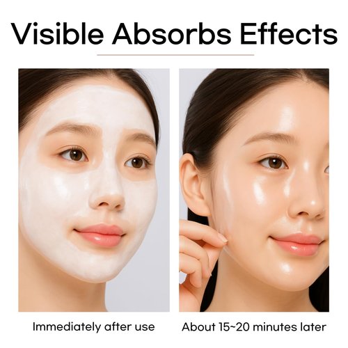 daymellow Rice Collagen Wrapping Mask 2.36 fl. oz / 70ml – Korean Peel-Off Facial Mask with Hydrolyzed Collagen, Hydrating & Firming, Overnight Gentle Pore Tightening for Glowing Glass Skin