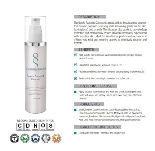 Vitality Precision Skin Gentle Cleanser