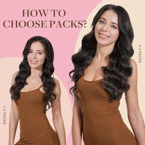 GOO GOO Tape in Hair Extensions Human Hair, 1B Natural black, 20inch 100g 40pcs, Skin Weft Seamless Invisible, Silky Straight with Thick Ends, Remy Human Hair