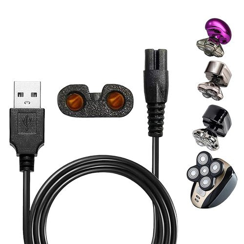 SOLASKY Universal Head Shaver, USB Charging Cable for Many Brands, Compatible with Bird Freedom Skull Shaver