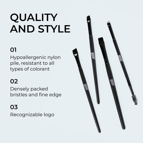 Angled Cosmetic Brush Mini BRONSUN, 1 pc.