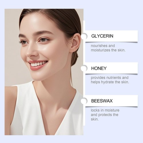 Grass Fed Honey & Tallow Balm -Beef Tallow Beeswax and Honey Moisturizer, Organic Beef Tallow Moisturizer for Face & Body Lotion Skin Care for Sensitive Skin