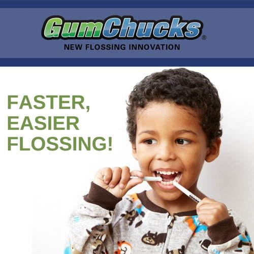 GumChucks Floss for Teeth - Flossing for Kids and Adults - Orthodontic Flossers for Braces - Dental Gum Floss Picks for All Ages (Flossing Tips Bundle - 90 Tips)