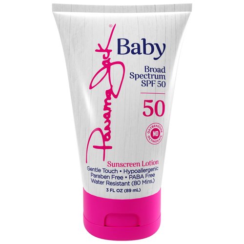 Panama Jack Baby Sunscreen Lotion - SPF 50, Broad Spectrum UVA/UVB Protection, Hypoallergenic, PABA, Paraben, Gluten & Cruelty Free, 3 FL OZ (Pack of 2)