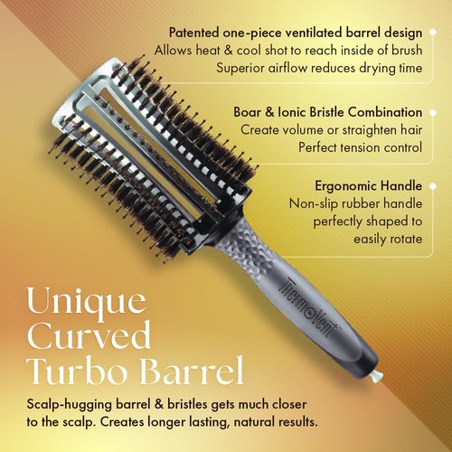 Olivia Garden ThermoVent Combo Brush 3" (76mm)