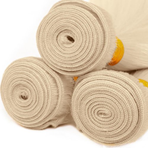 Vinmdonm Blonde Bundles Human Hair 613 Body Wave 3 Bundles 12 14 16 inch Unprocessed Brazilian Virgin Hair Ash Blonde Body Wave Bundle 150g