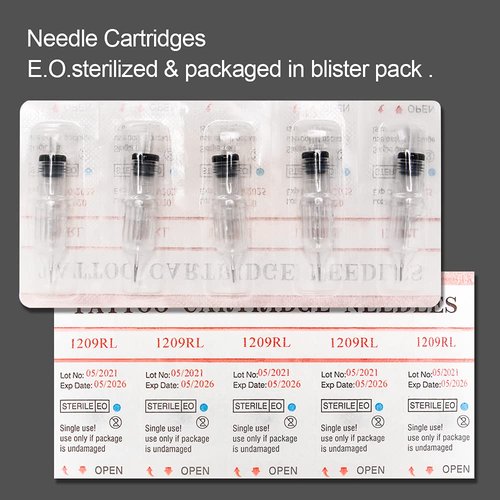 Autdor Tattoo Needles Cartridge - 100Pcs Mixed Tattoo Cartridge Needles Round Liner Shader Flat Magnum 3RL 5RL 7RL 9RL 3RS 5RS 7RS 9RS 5M1 7M1 for Tattoo Machine Tattoo Supplies (RL/RS/M1/RM-120PCS)