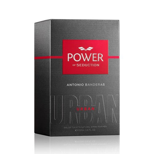 Antonio Banderas Perfumes - Power of Seduction Urban, Eau de Toilette for Men - Long Lasting - Elegant, Masculine and Sexy Fragance - Citrus, Woody and Vanilla Scent- Ideal for Day Wear - 3.4 Fl Oz