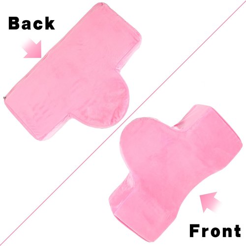 Beauty Salon Lashing Pillow,Comfortable Velvet Memory Foam Eyelash Extension Pillow,Ergonomic Neck Pillow,Protect The Neck When Used for Lash Extension Grafting Make Up