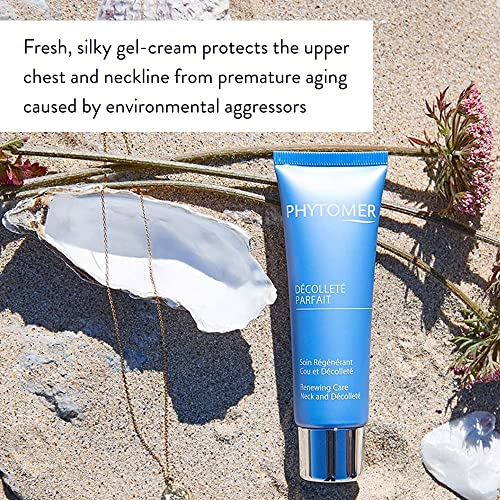 Phytomer D?collet? Parfait Neck Firming Cream | Anti-Aging Skin Tightening Gel-Cream for Neck & Chest| Helps Reduce Signs of Aging | Reduces Dark Spots & Wrinkles | 50 ml