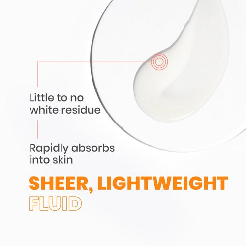 Avène Mineral Sunscreen Multi-Defense Fluid SPF 50+, Clean Formula Sunscreen for Sensitive Skin, Sheer, Water Resistant, Non-Whitening, Antioxidant Protection, 1.3 Fl Oz