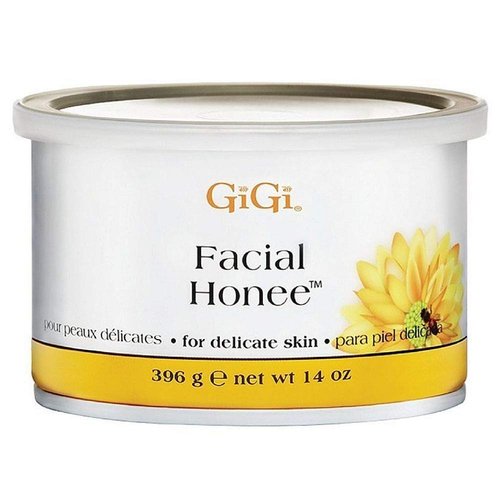 Gigi Tin Honee Wax Facial 14 Ounce Jar (Pack of 2)