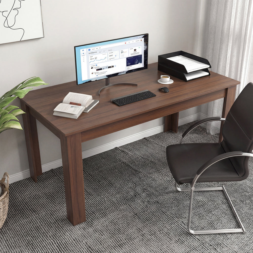63 Inch Rectangular Dining Table, Walnut