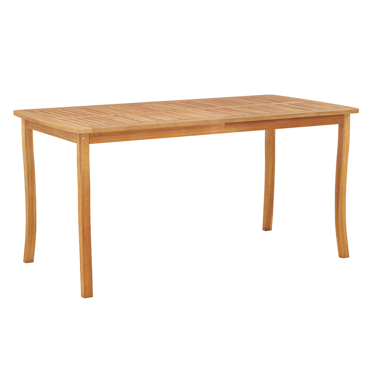 Acacia Wood Outdoor Dining Table 48" × 24" - Seats 4-6