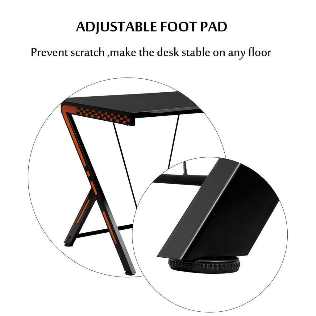 Modern Computer Desk for Small Spaces - Ergonomic Study Desk