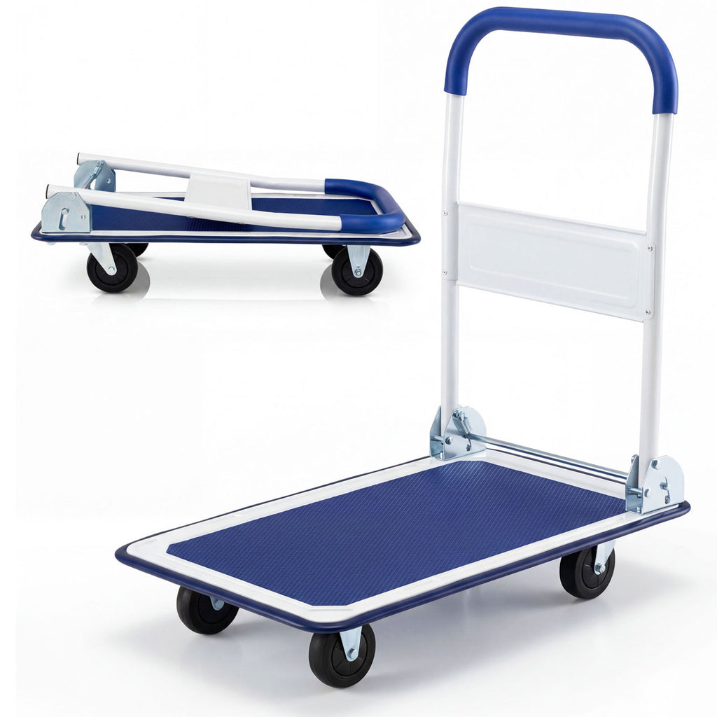 Folding Platform Cart 660 lbs Load - Blue